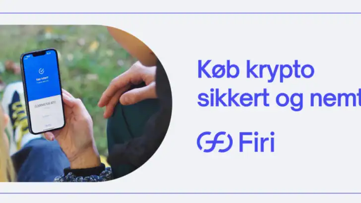Firi - Køb Bitcoin & Ethereum feature graphic