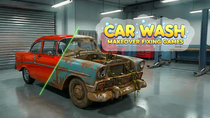 Fix & Shine: Bilvask feature graphic