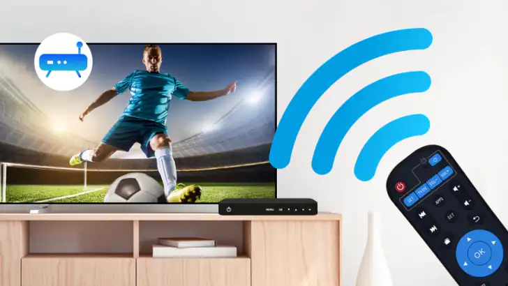 Fjernbetjening til Android TV feature graphic