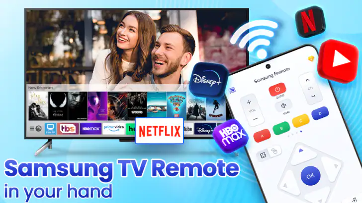 Fjernbetjening til Samsung TV feature graphic