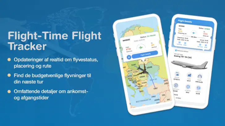 Flysporing i realtid feature graphic