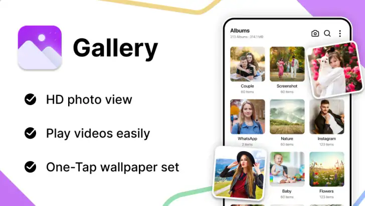 Gallery - Photo Album feature graphic