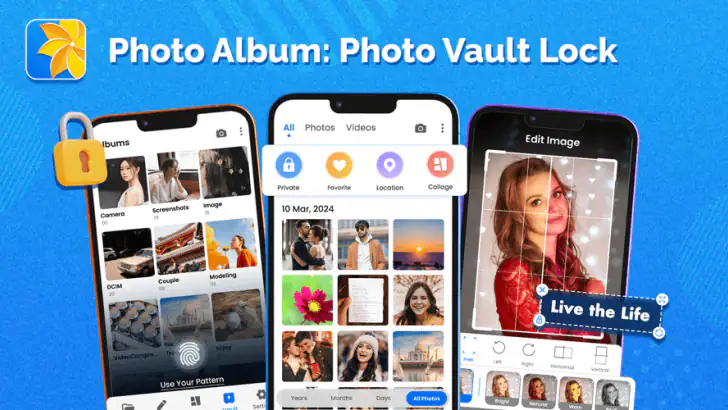 Gallery - Video, Photo Vault feature graphic