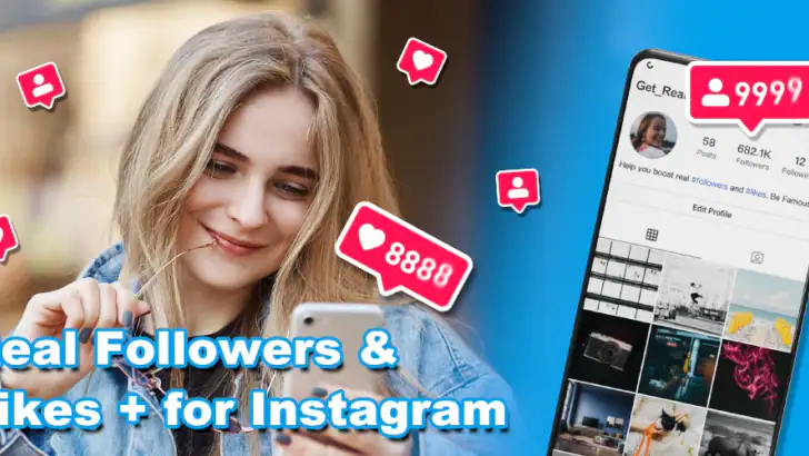 Get Real Followers & Likes + feature graphic