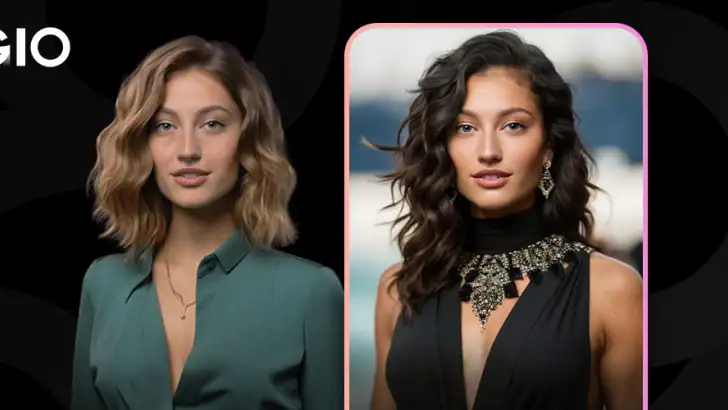 GIO: AI Headshot Generator feature graphic