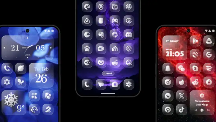 Glass Icons feature graphic