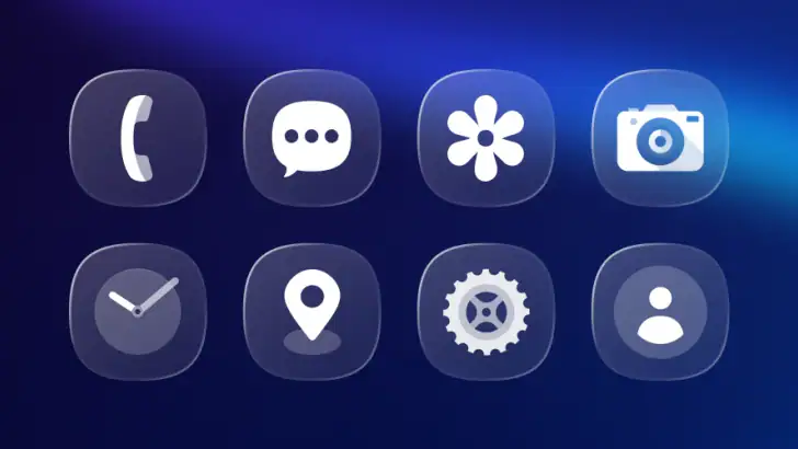 Glassify Glass Icons feature graphic