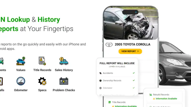 GOODCAR - VIN & Plate Lookups feature graphic