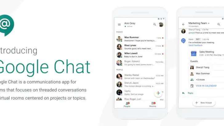 Google Chat feature graphic