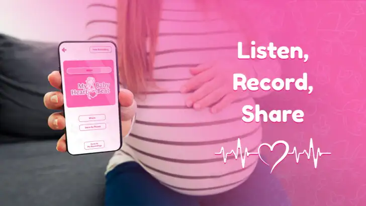 Hear My Baby Heartbeat Monitor feature graphic