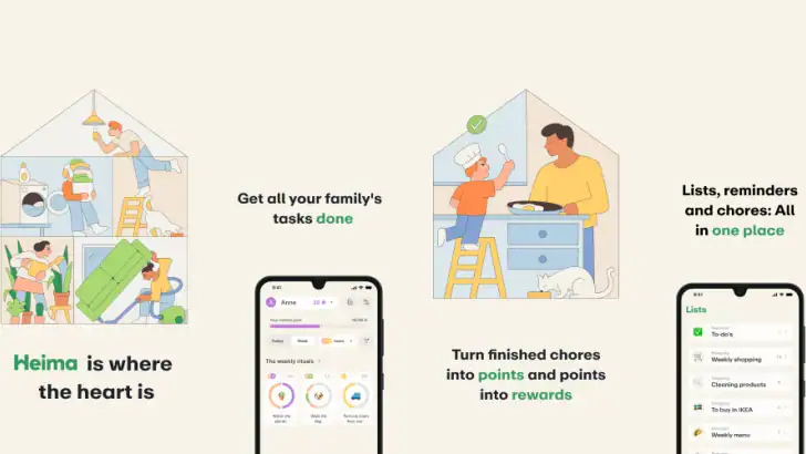 Heima: Family AI feature graphic
