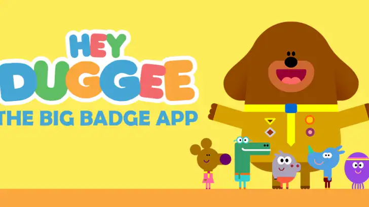Hey Duggee: The Big Badge App feature graphic