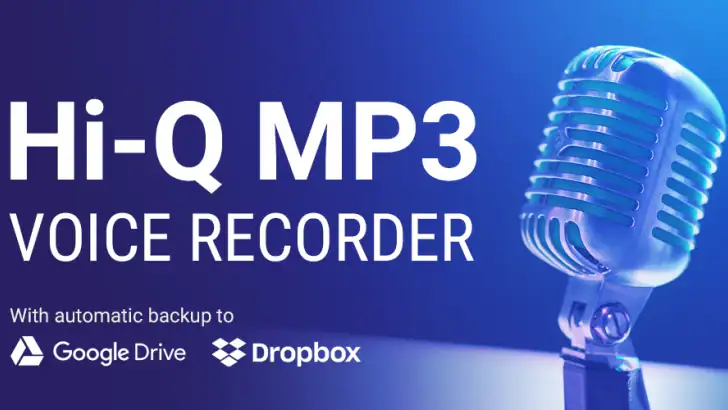 Hi-Q MP3 Voice Recorder (Full) feature graphic