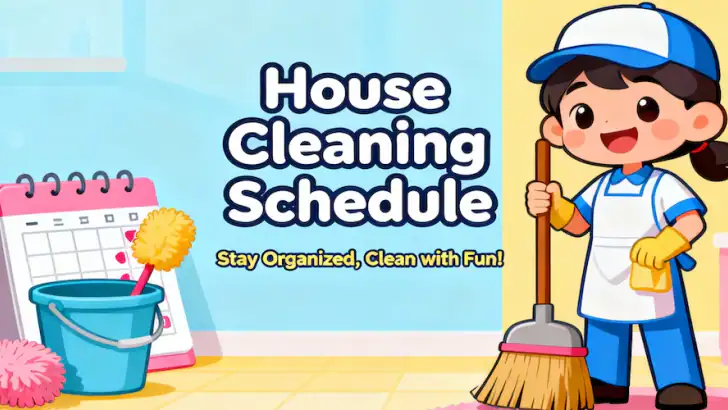 House Cleaning Schedule-Chores feature graphic