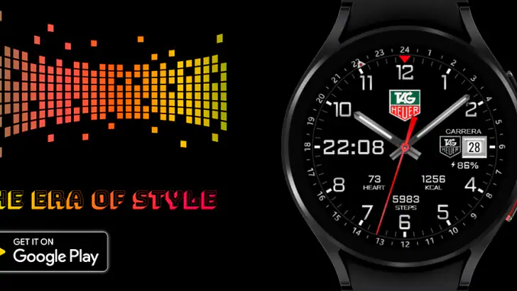Hybrid TAG Carrera Watch face feature graphic