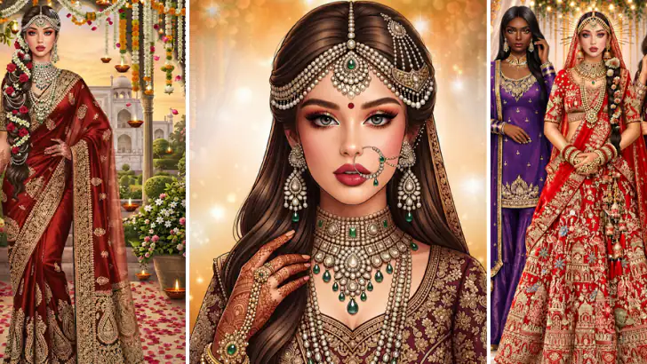 Indian Fashion Wedding Dressup feature graphic