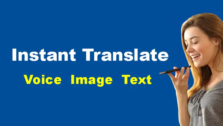 Instant Stemmeoversætter feature graphic