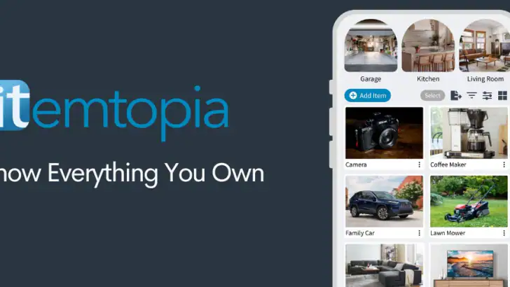 Itemtopia Home Inventory feature graphic