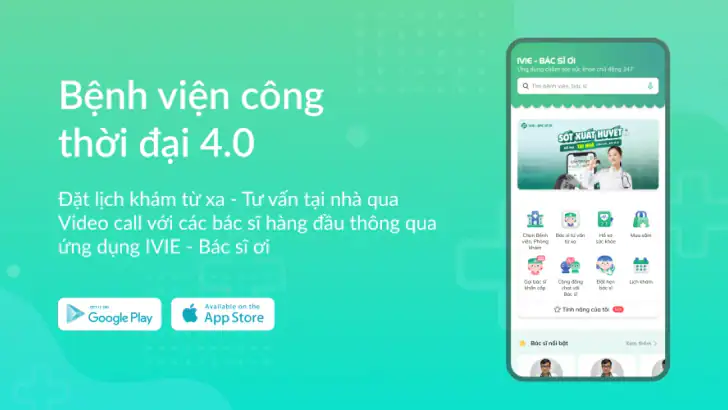 IVIE Bác sĩ ơi: Gọi Bác sĩ 247 feature graphic