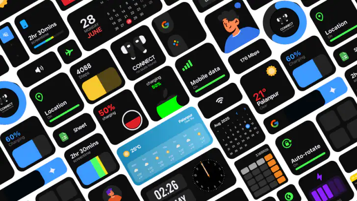 iWidgets : iOS Widgets feature graphic