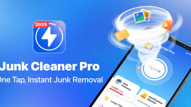 Junk Cleaner Pro feature graphic