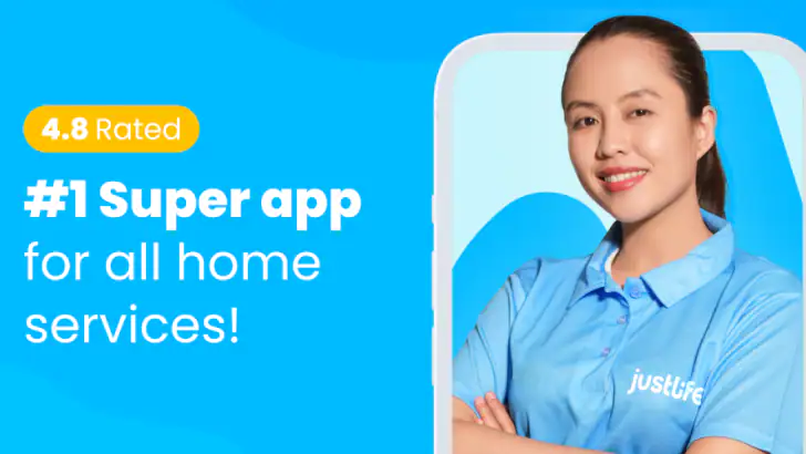 Justlife (Home Services) feature graphic