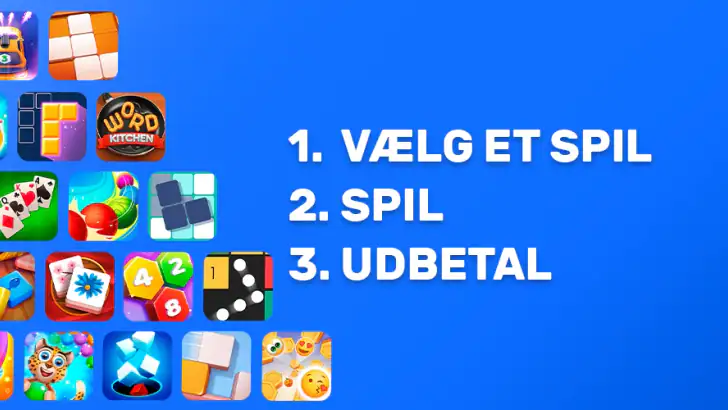 JustPlay – Optjen eller Donér feature graphic