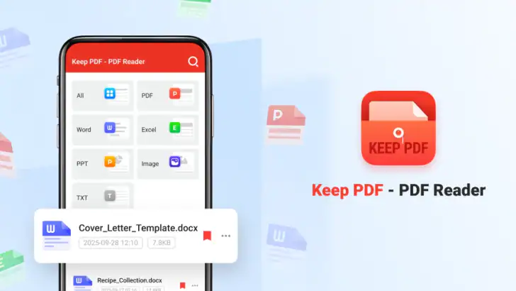 Keep PDF - PDF Reader feature graphic