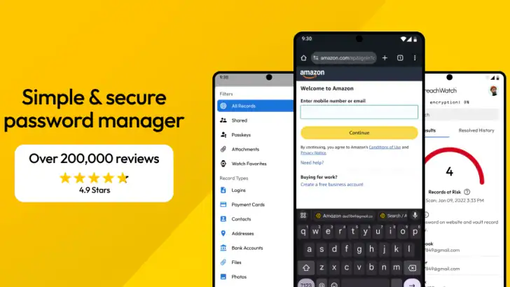 Keeper Password Manager feature graphic