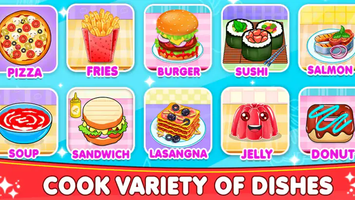Kitchen Set Cooking Chef Time feature graphic