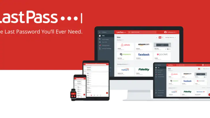 LastPass Password Manager feature graphic