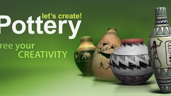 Let's Create! Pottery feature graphic