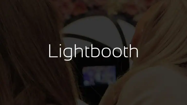 Lightbooth feature graphic