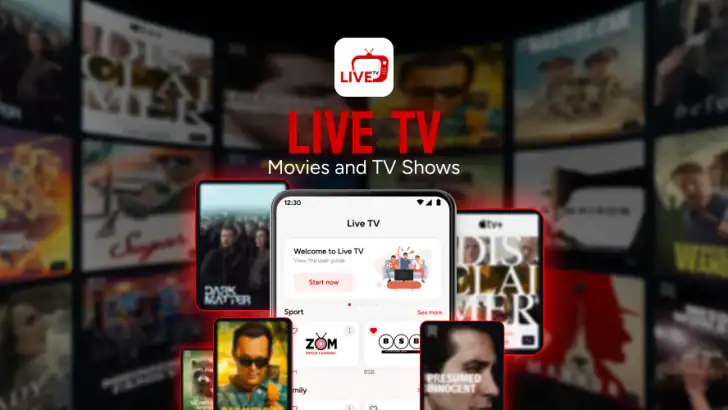 Live TV: Movies and TV Shows feature graphic