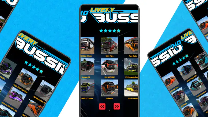 Livery Bussid HD Strobo feature graphic