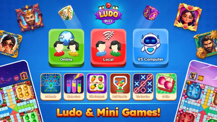Ludo Buzz - Multiplayer Game feature graphic