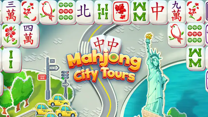 Mahjong City Tours: Tile Match feature graphic