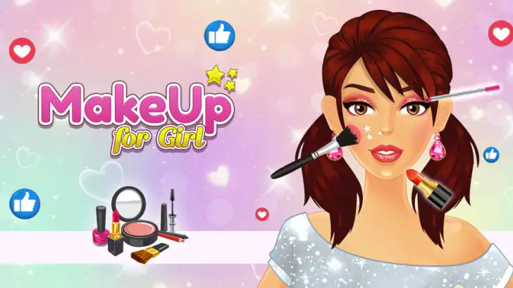 Makeup Girl : Salon Game feature graphic
