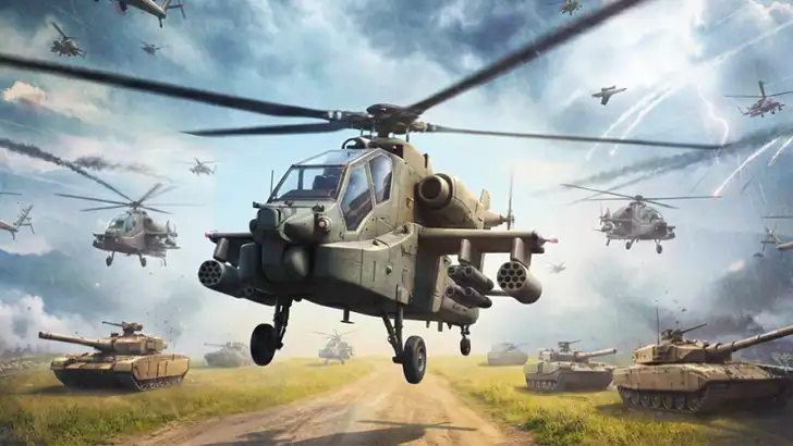 Massive Warfare: Tanks PvP War feature graphic