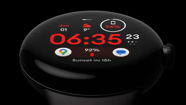Material 4: Watch face feature graphic