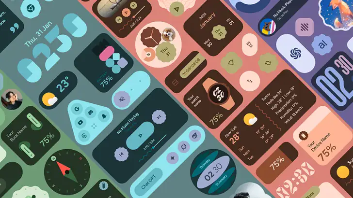 Material You Widgets feature graphic