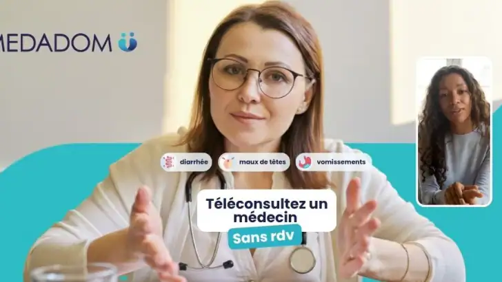 Medadom - Un médecin en visio feature graphic