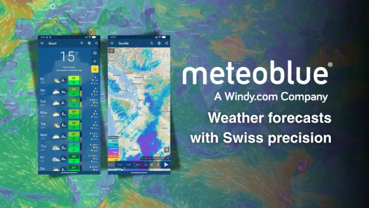 meteoblue weather & radar maps feature graphic