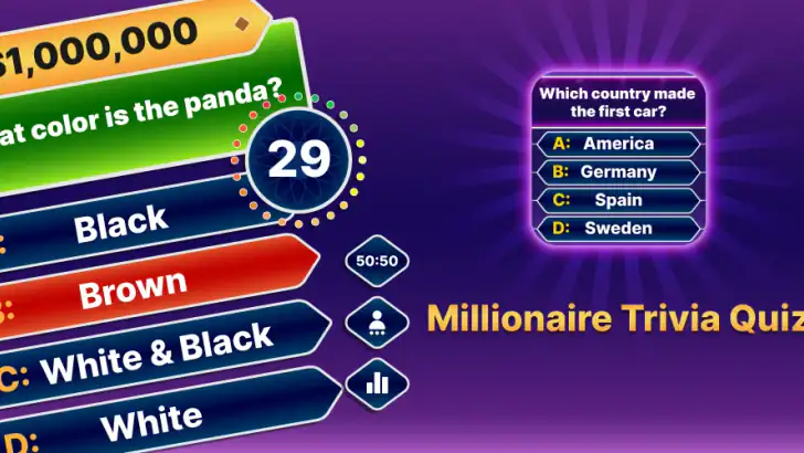 Millionaire Quiz: Trivia Games feature graphic
