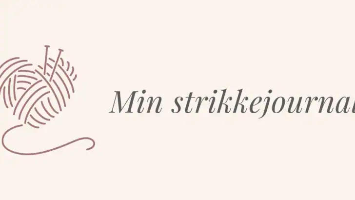 Min strikkejournal feature graphic