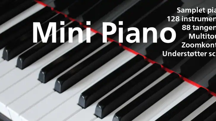 Mini Piano Lite feature graphic