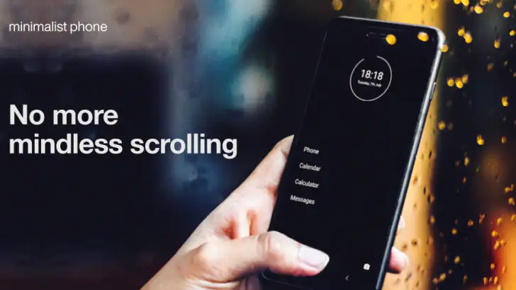 minimalist phone® Screen Time feature graphic