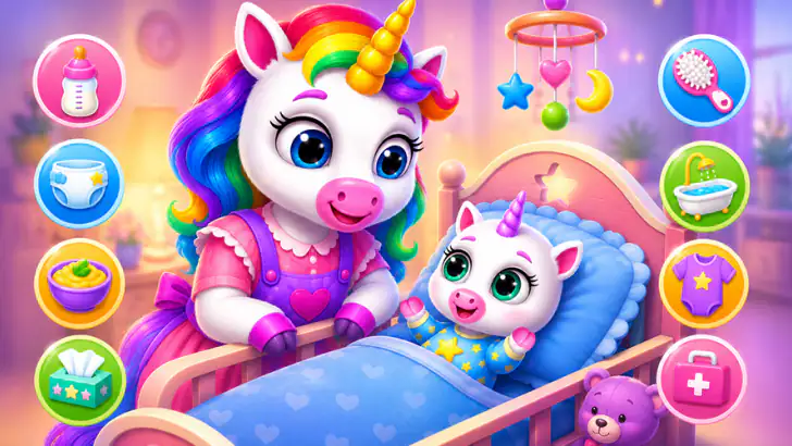 Mom Unicorn Care Salon feature graphic