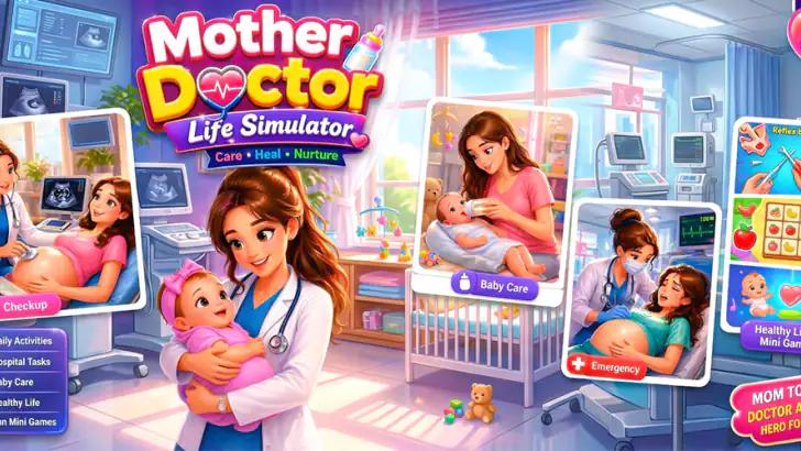 Mother Family Simulator feature graphic