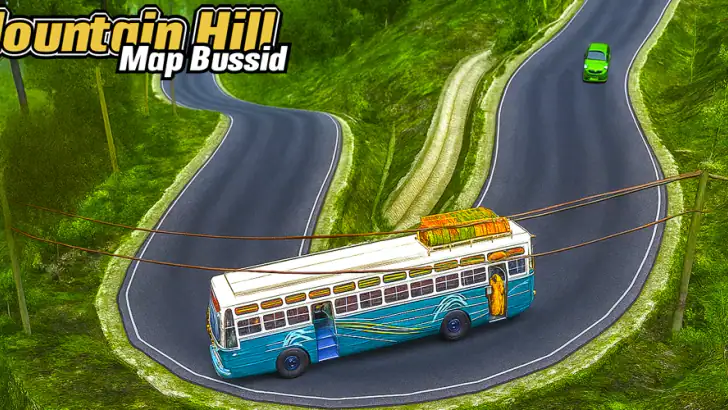 Mountain Hill Map Bussid feature graphic